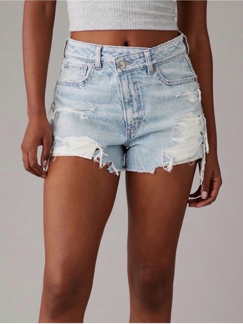 American Eagle Curvy Mom Short Crossover Waist Size 8